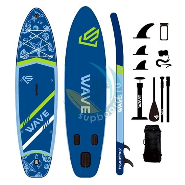 Надувная доска с веслом Wave Starfish Blue 11'6