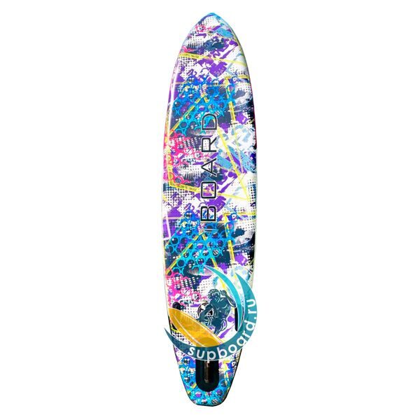 Надувной сапборд iBoard Pro 11'6 Purple Flow0036